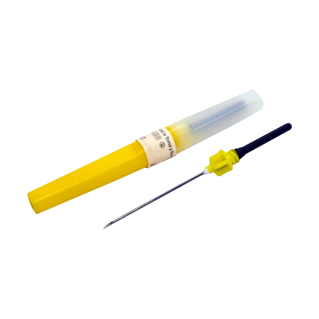 AGUJA PARA LA TOMA Y RECOLECCION DE SANGRE 20G X 1 1/2" AMAR ILLA