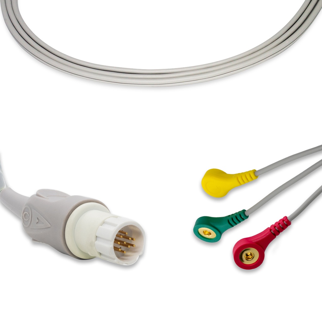 CABLE DE ECG 3 DERIVACIONES