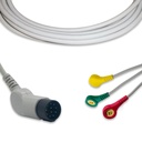 CABLE DE ECG 3 DERIVACIONES NIHON KOHDEN