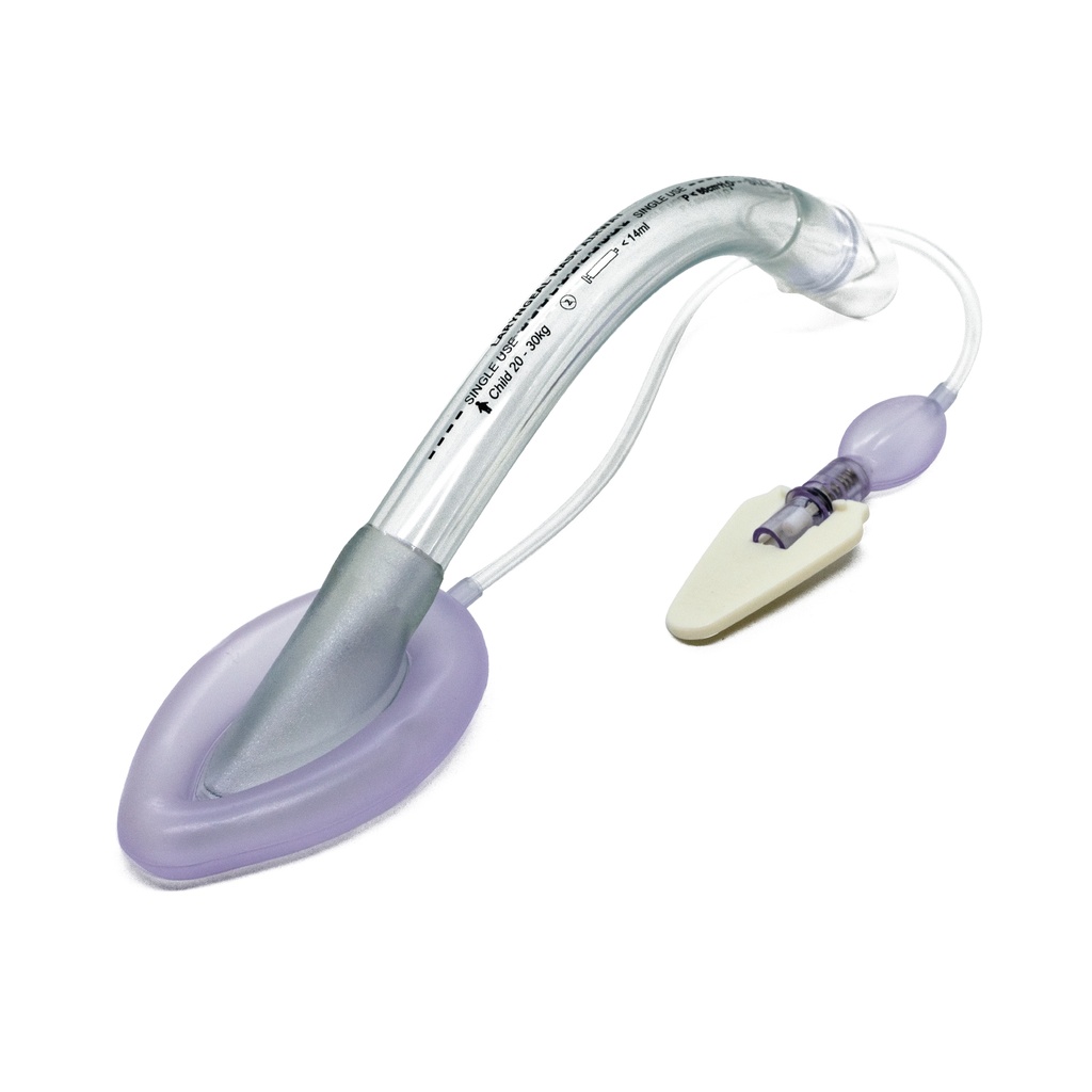 MASCARILLA LARINGEA DEL NO.2.5 DESECHABLE, DE PVC