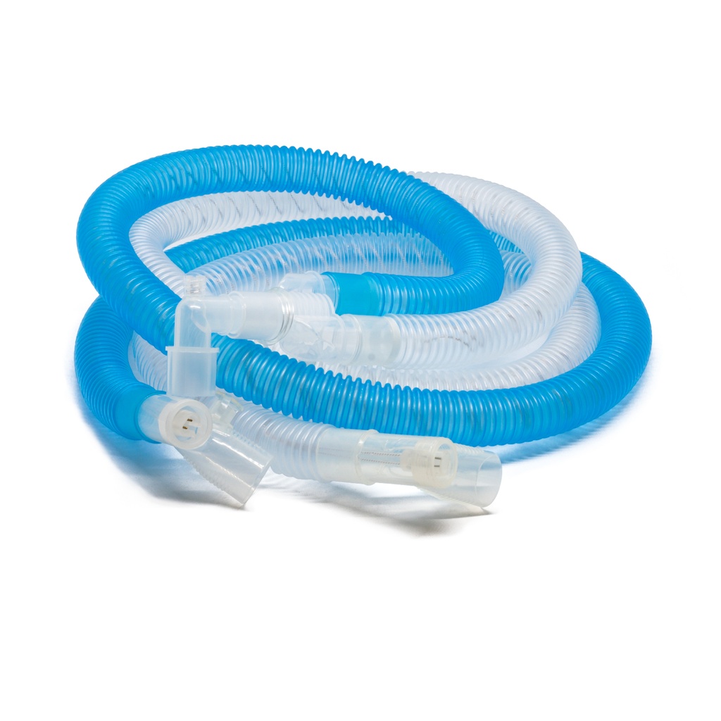 CIRCUITO CORRUGADO PEDIATRICO CALEFACTADO EN AMBAS RAMAS, 15MM X 150CM