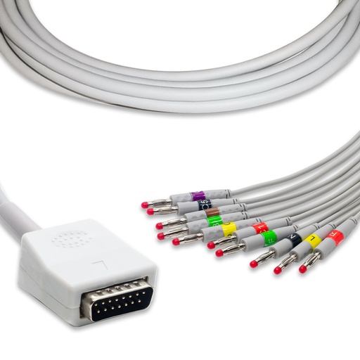 [CA22001A] CABLE PARA EKG 10 LATIGUILLOS NIHON KOHDEN