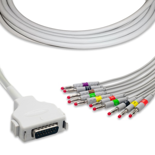[CA50001I] CABLE PARA EKG 10 LATIGUILLOS FUKUDA DENSHI