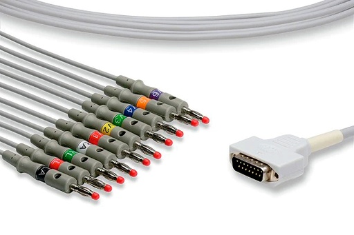 [CA53001I] CABLE PARA EKG 10 DERIVACIONES MARQUETTE