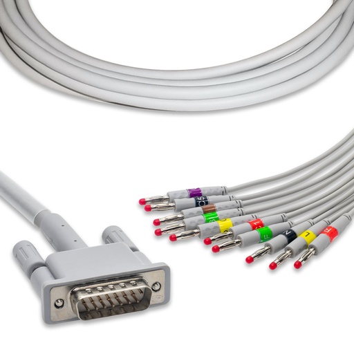 [CA98001I] CABLE PARA EKG DE 10 DERIVACIONES PHILIPS