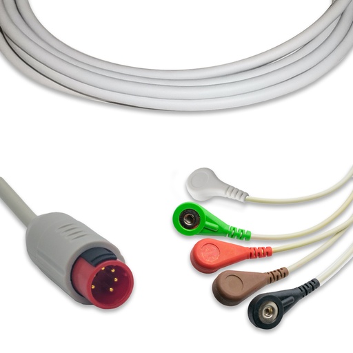 [MB130IB5] CABLE DE ECG 5 LATIGUILLOS BIONET
