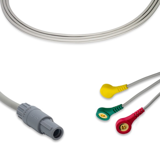 [MB150IB3] CABLE DE ECG 3 DERIVACIONES BIONET