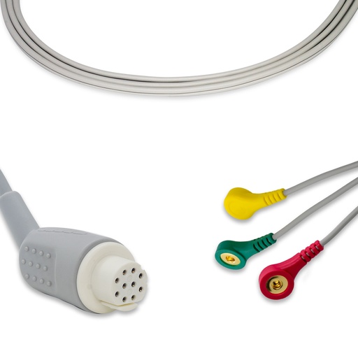 [MB391IB3] CABLE DE ECG 3 DERIVACIONES DATEX OHMEDA