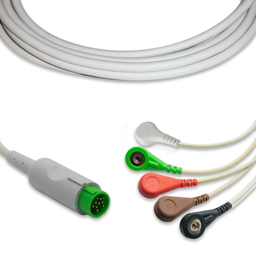 [MB580IB5] CABLE DE ECG 5 DERIVACIONES HELLIGE