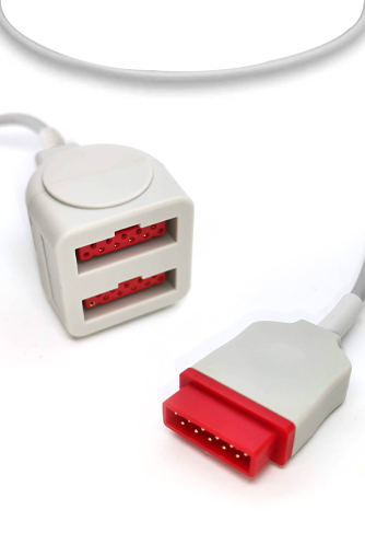 [MM530001] CABLE ADAPTADOR DUAL P/TRANSDUCTOR IBP GE MARQUETTE